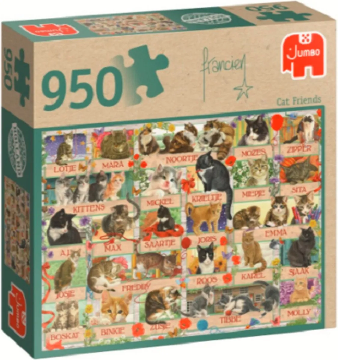 Jumbo Francien Cat Puzzel 950 Stuks