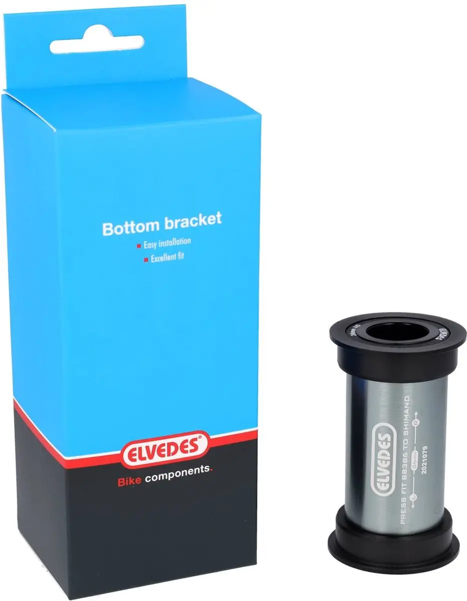 Elvedes Trapas-adapter PF BB386 86mm Shimano - Zwart - afbeelding 2 van 2