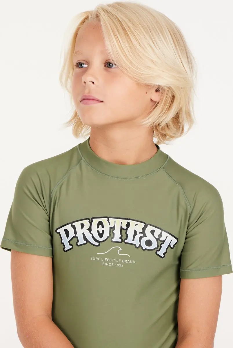 Protest Prtnizzo Jr UV Shirt Jongens - Korte mouwen - 176 - Artichoke Green - afbeelding 2 van 6