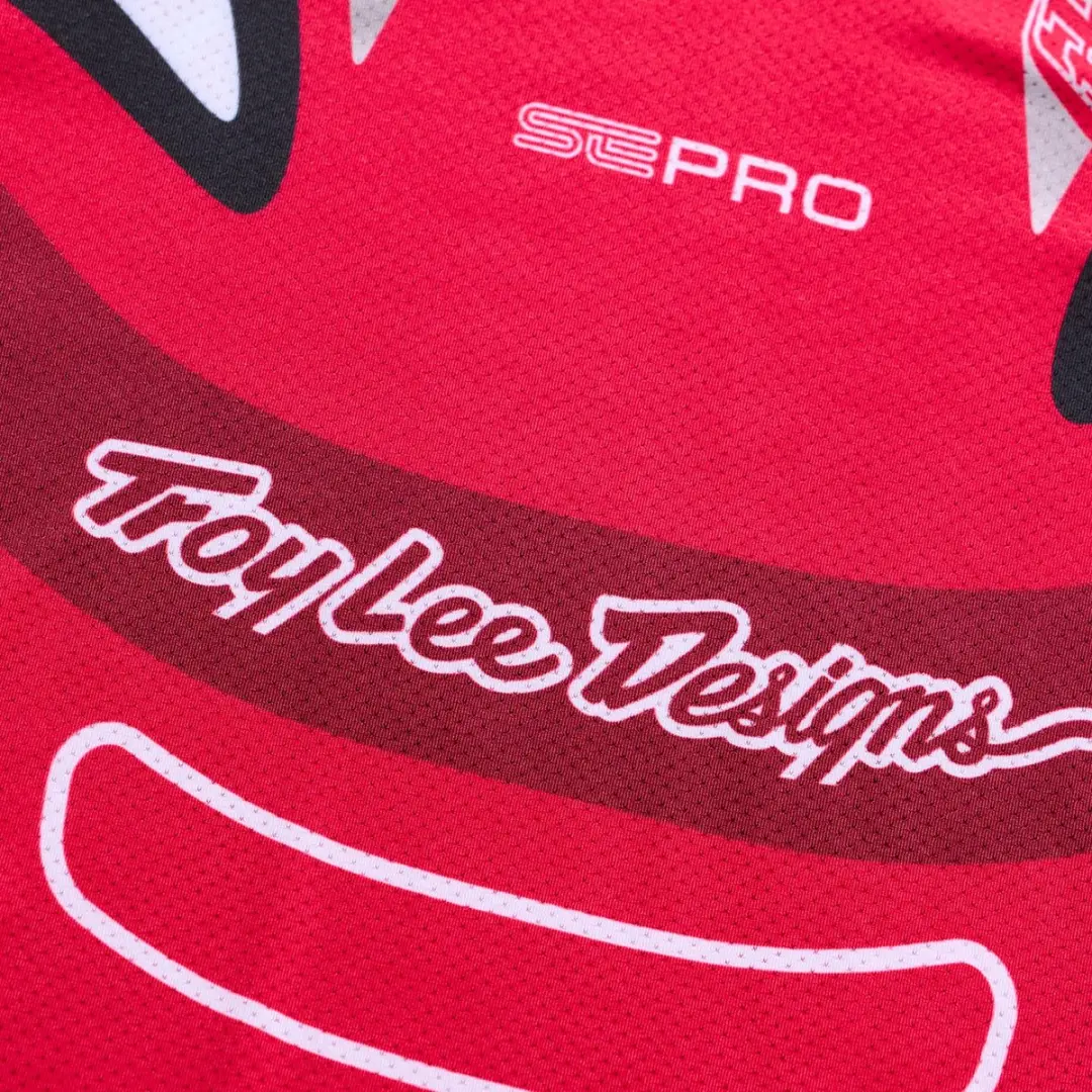 Troy Lee Designs SE Pro Salvo Jeugd Motocrosstrui - Rood/wit S - afbeelding 3 van 6