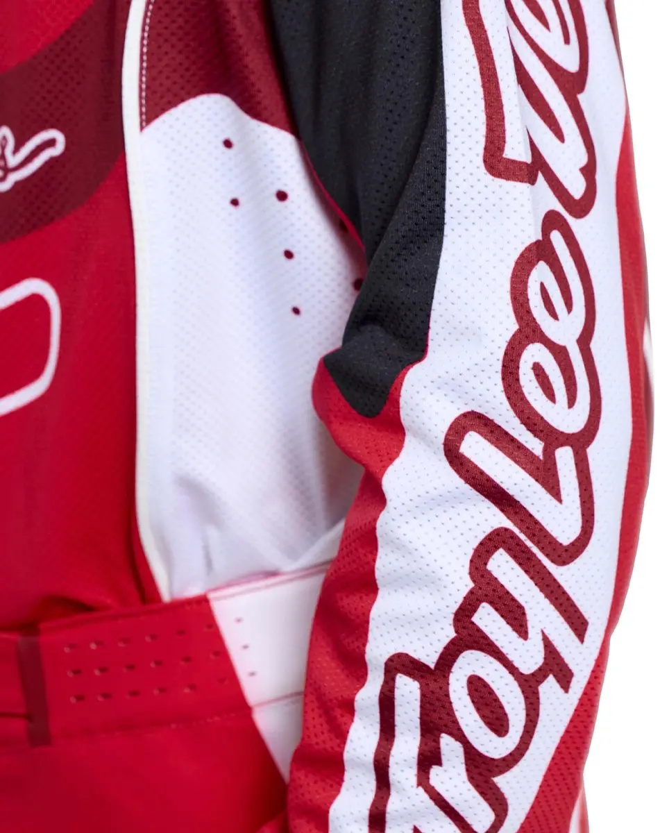 Troy Lee Designs SE Pro Salvo Jeugd Motocrosstrui - Rood/wit S - afbeelding 4 van 6