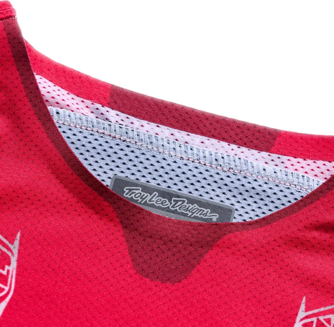 Troy Lee Designs SE Pro Salvo Jeugd Motocrosstrui - Rood/wit S - afbeelding 2 van 6
