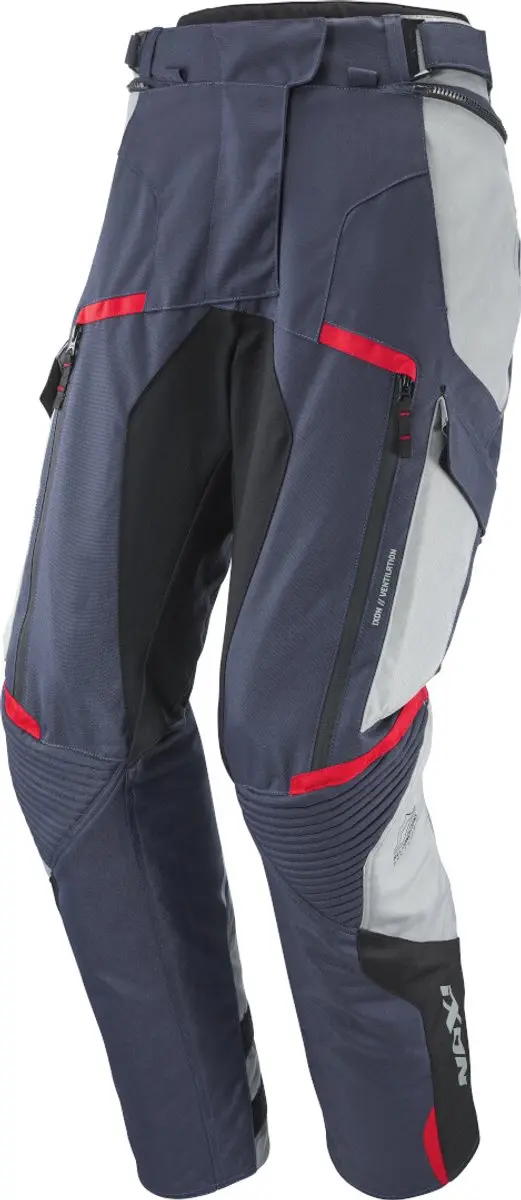 Ixon Midgard PT L Grege Marineblauw Zwart Waterdichte Dames Textiele Motorbroek