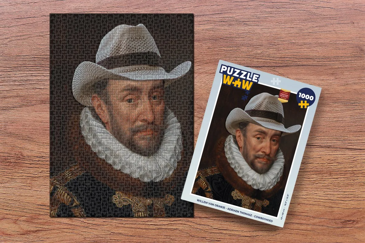PuzzleWow Willem van Oranje Legpuzzel 1000 Stuks - Multicolor