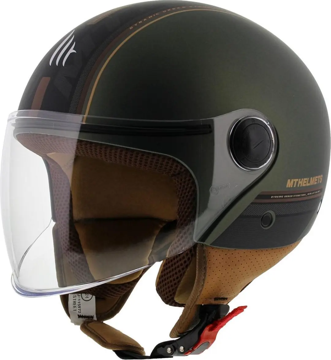 MT Helm Street S Entire mat groen / bruin maat XS