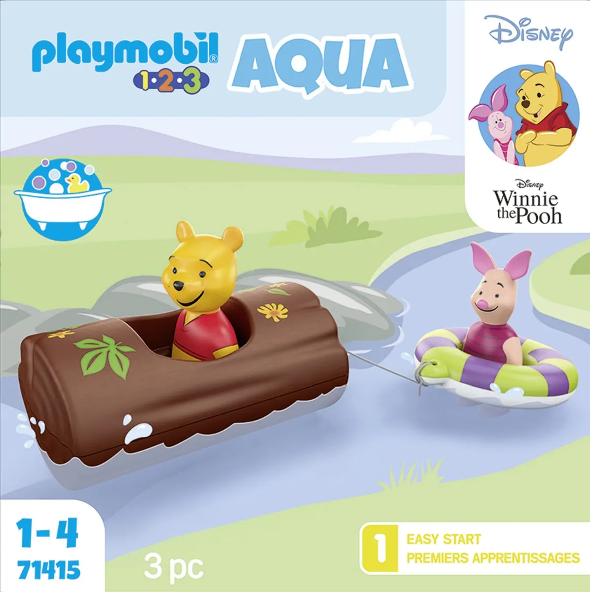 Playmobil 1.2.3 Disney Winnie de Poeh Wateravonturen 71415