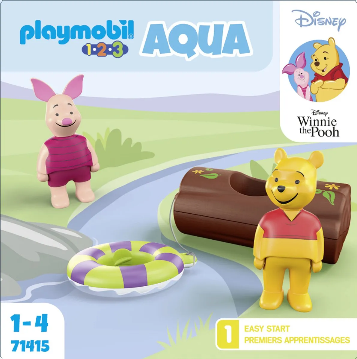 Playmobil 1.2.3 Disney Winnie de Poeh Wateravonturen 71415 - Multikleur