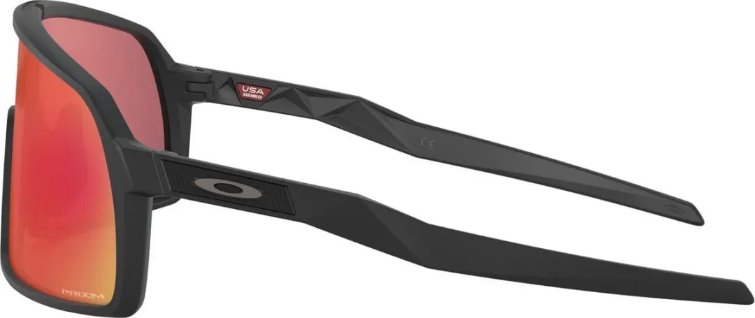 Oakley Sutro S Fietsbril - Matte Black - Prizm Trail Torch