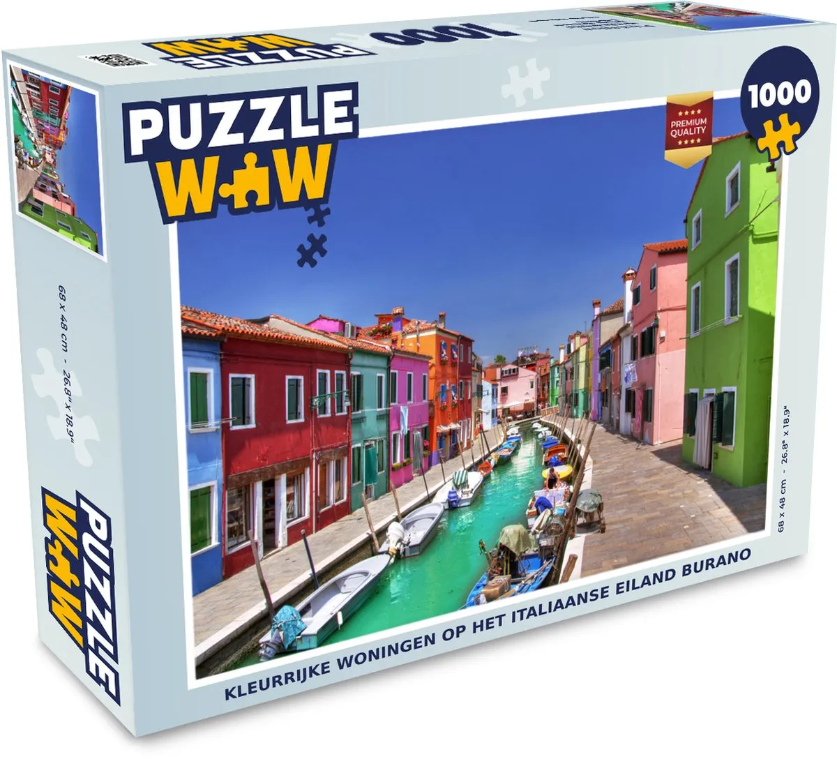 PuzzleWow Legpuzzel Burano 1000 Stuks