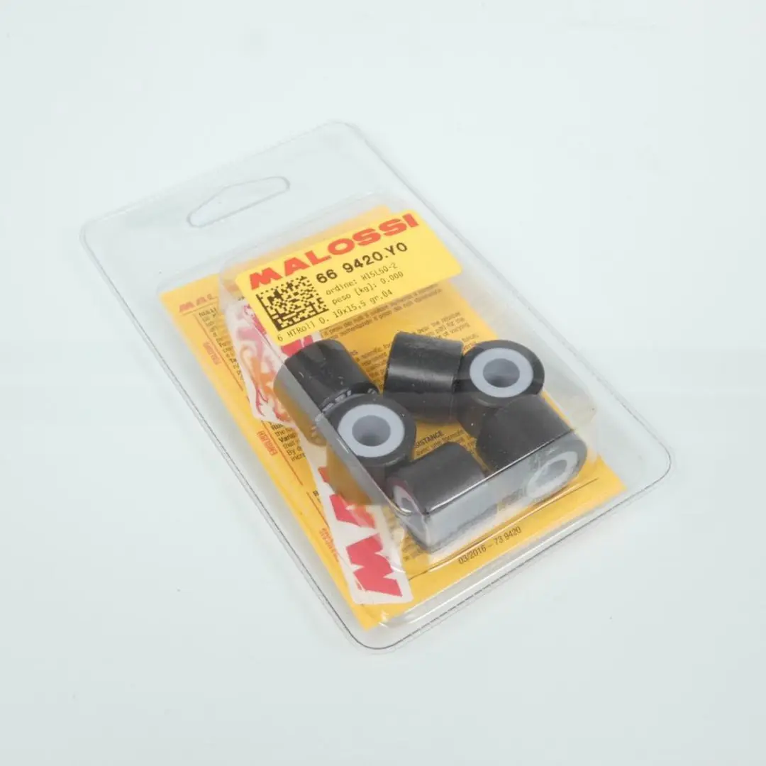 malossi variator roller voor scooter piaggio 50 typhoon 2000 tot 2017 19x15.5 4g