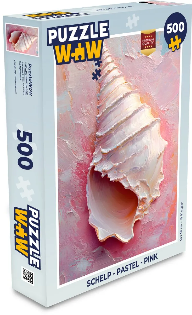 PuzzleWow Schelp Legpuzzel 500 Stuks
