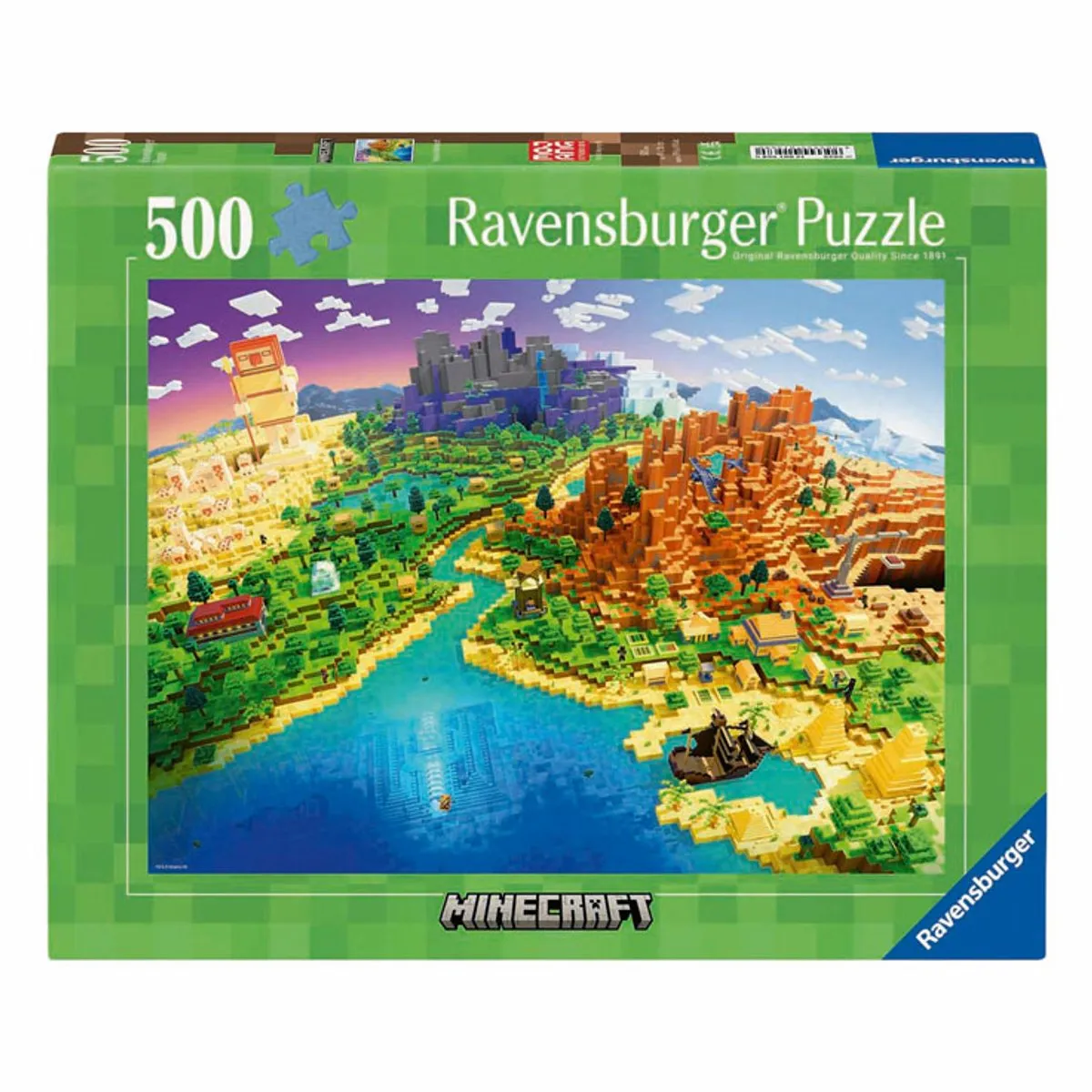 Ravensburger Minecraft Legpuzzel 500 Stuks - 12001568