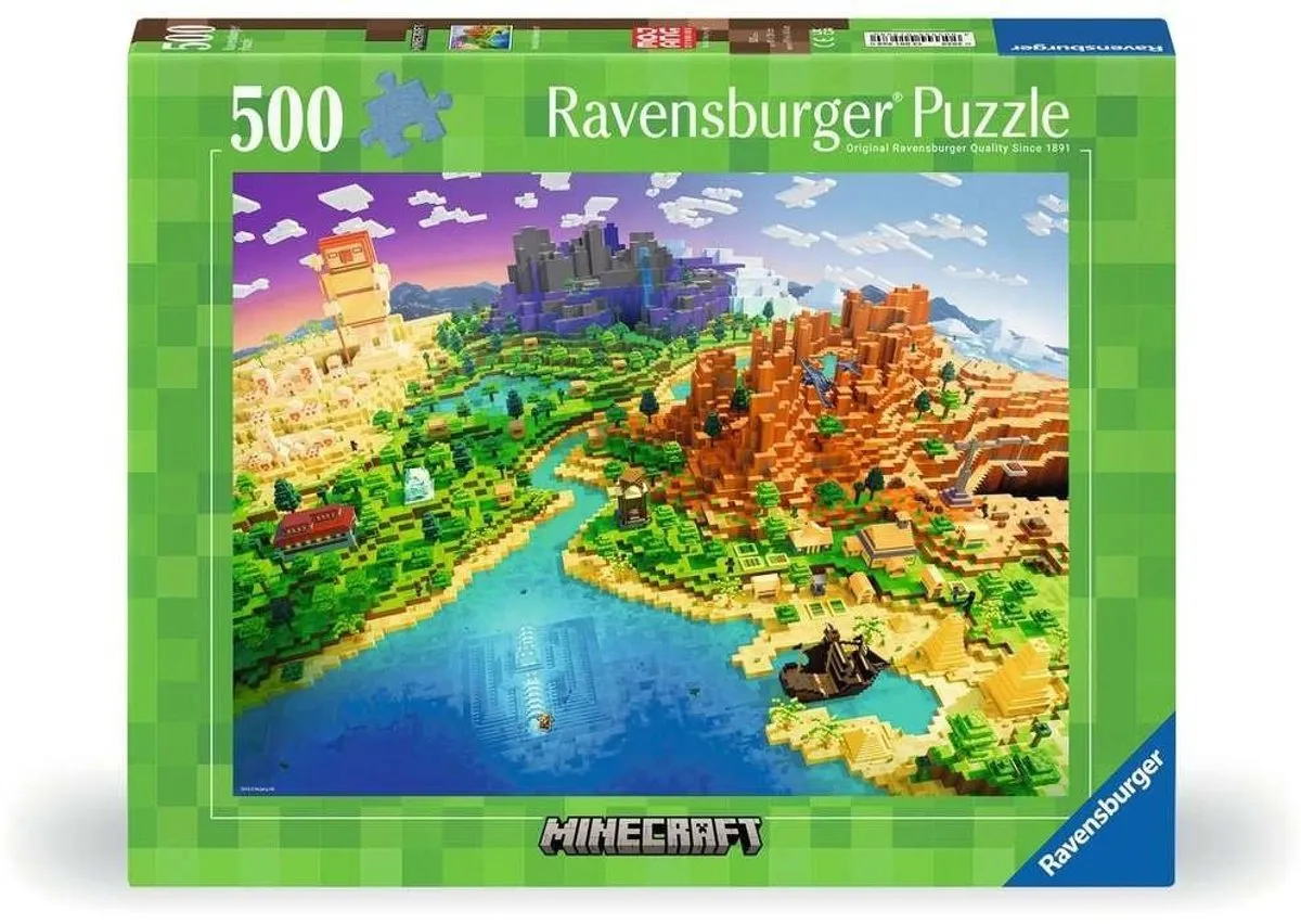 Ravensburger Minecraft Legpuzzel 500 Stuks