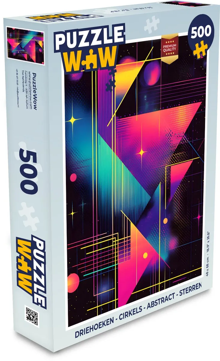 PuzzleWow Abstract Legpuzzel 500 Stuks