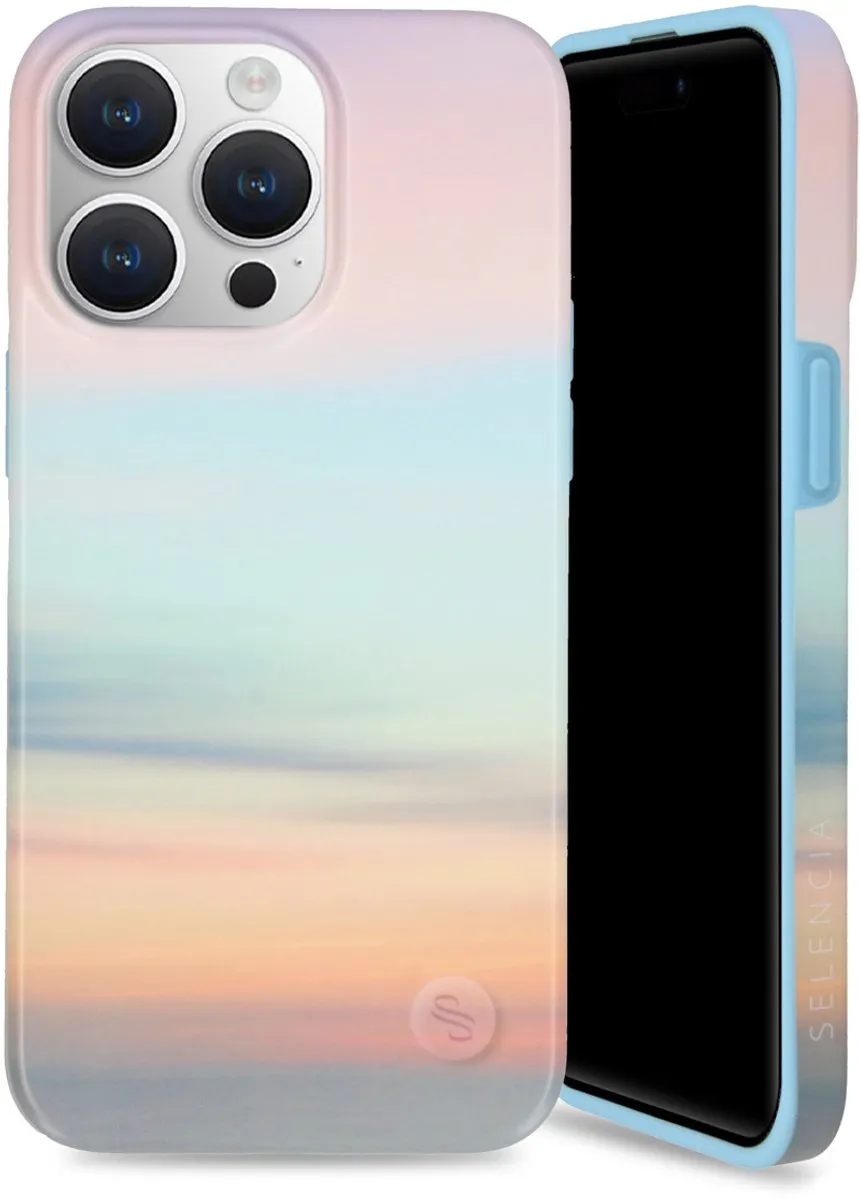 Selencia Hoesje iPhone 15 Pro Max Sky Sunset Multicolor