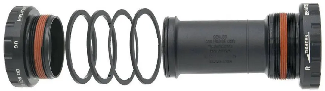 Shimano Deore Trapas 24mm BSA - Zwart - afbeelding 5 van 6