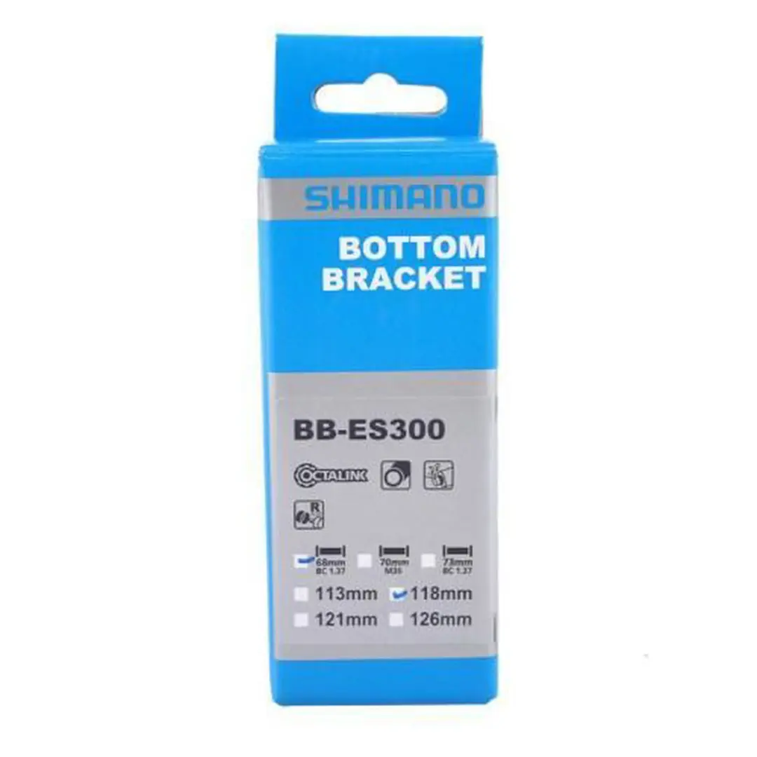 Shimano BB-ES300 Trapas 68mm - 118mm Octalink BSA - Zwart - afbeelding 3 van 6