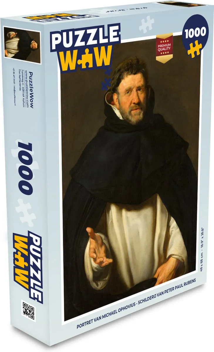 PuzzleWow Rubens Portret Michael Ophovius Legpuzzel 1000 Stuks