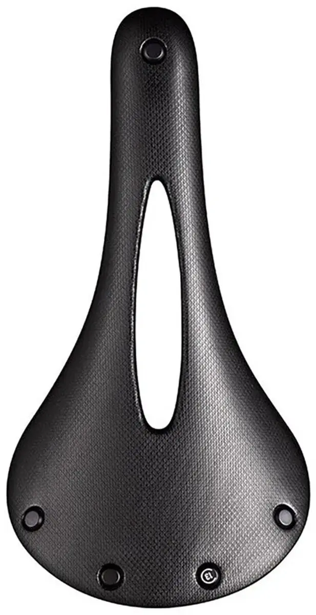 Brooks C13 Carved Cambium All Weather Zadel - ZDBC203MCCZ - Zwart - afbeelding 4 van 6