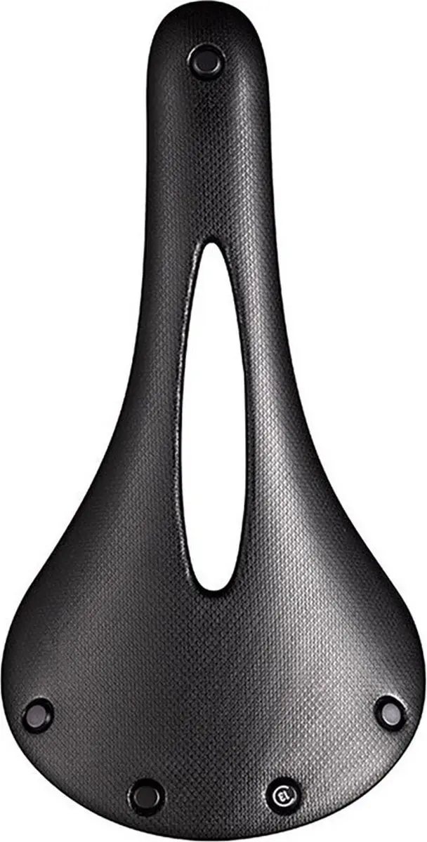 Brooks C13 Carved Cambium All Weather Zadel - ZDBC203MCCZ - Zwart - afbeelding 3 van 6