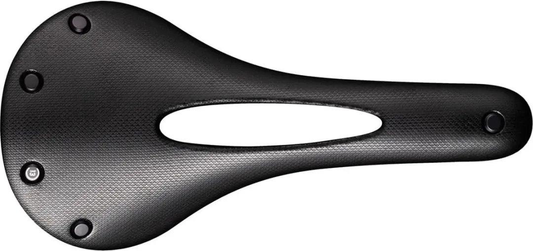 Brooks C13 Carved Cambium All Weather Zadel - ZDBC203MCCZ - Zwart - afbeelding 6 van 6