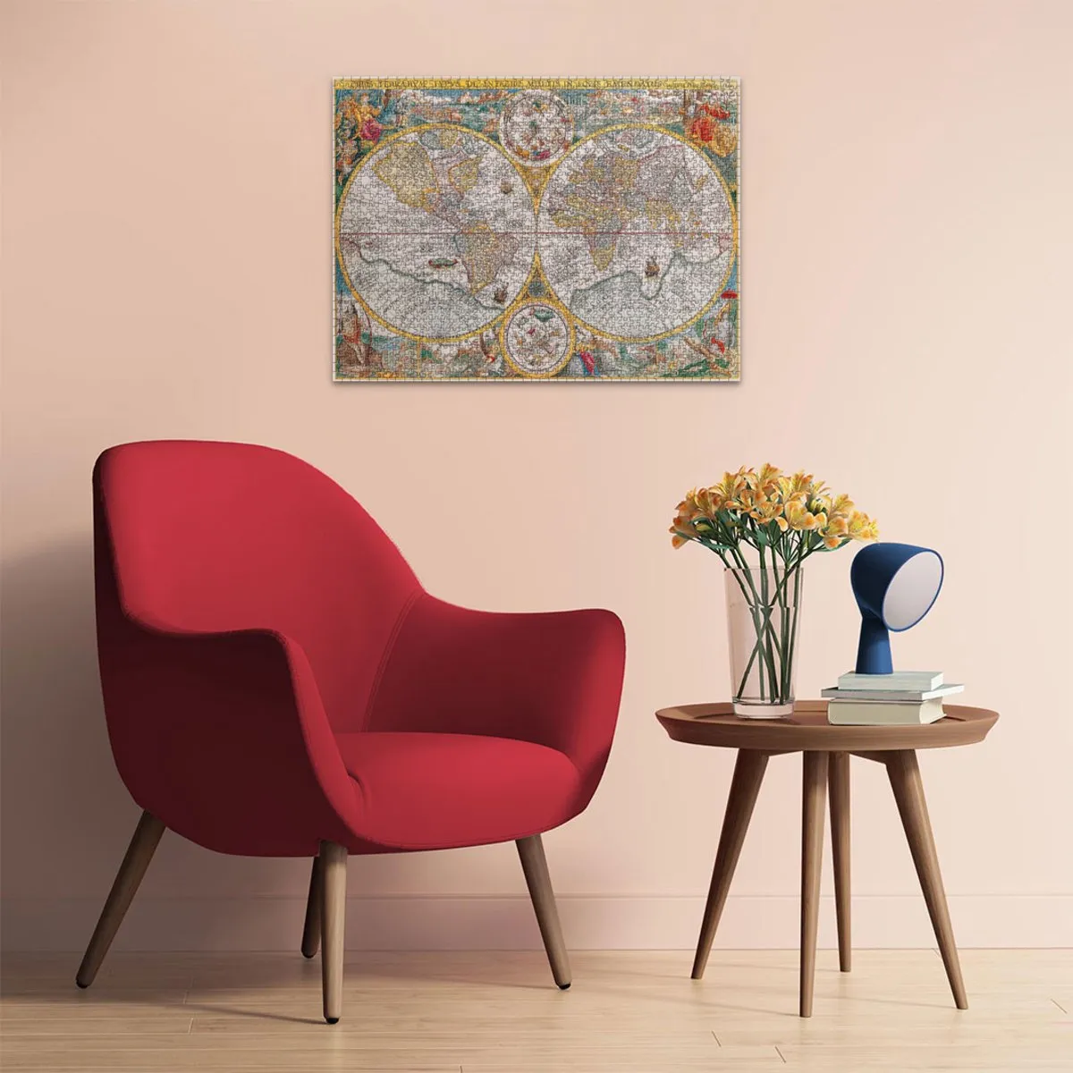 Ravensburger Wereldkaart Puzzel 1500 Stuks - Multicolor