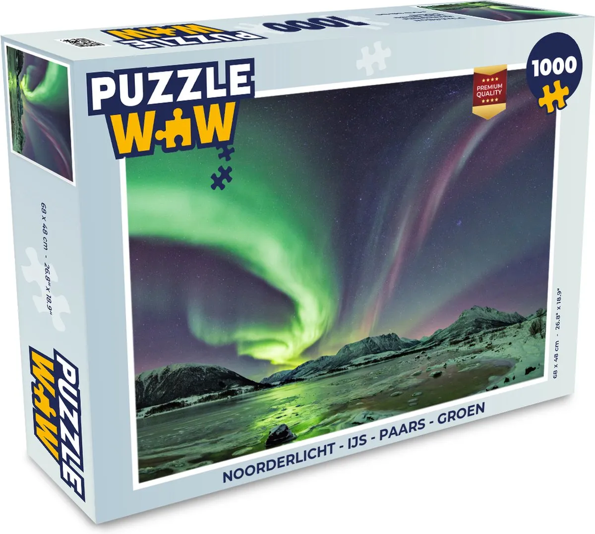 PuzzleWow Noorderlicht Legpuzzel 1000 Stuks