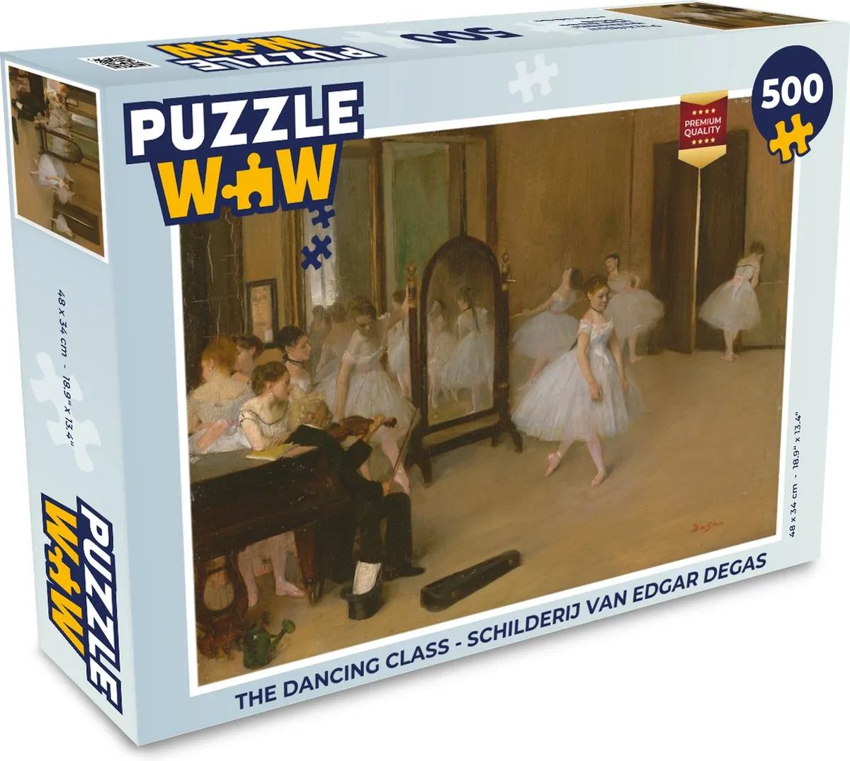 PuzzleWow The Dancing Class Legpuzzel 500 Stuks