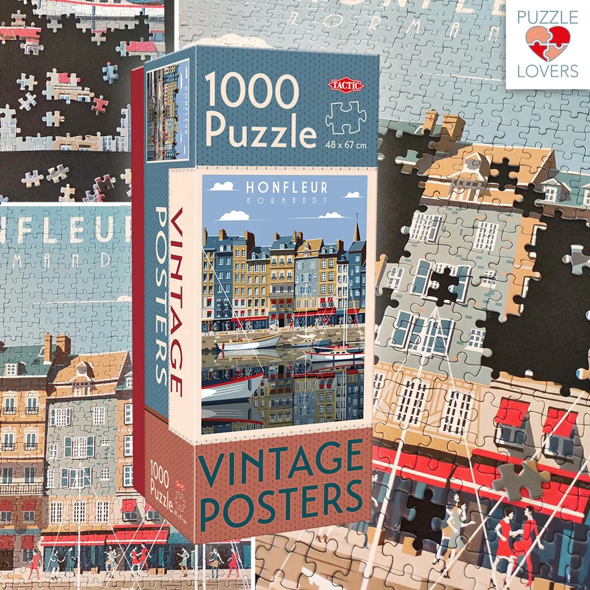 Tactic Vintage Normandy Puzzel 1000 Stuks