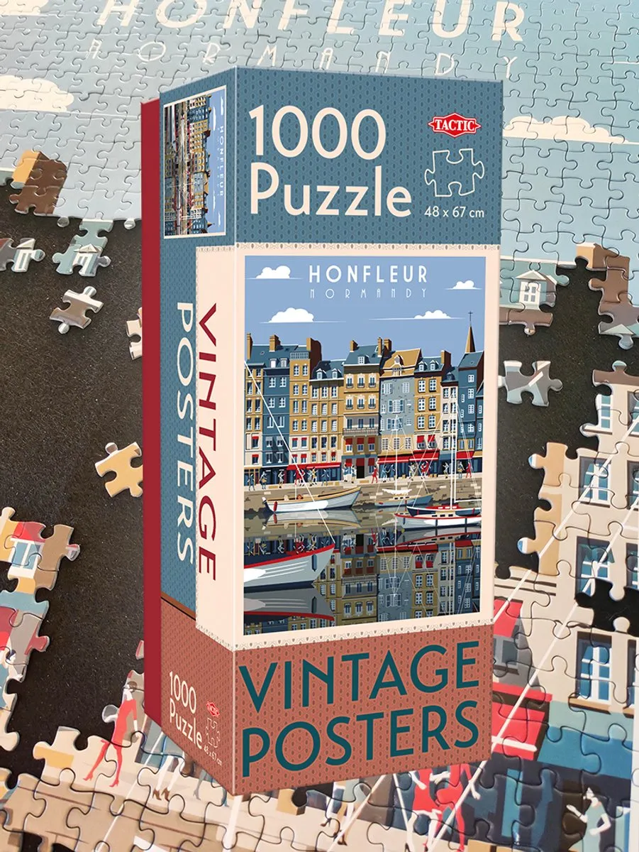 Tactic Vintage Normandy Puzzel 1000 Stuks