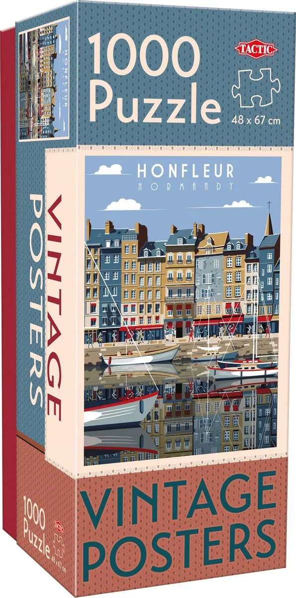 Tactic Vintage Normandy Puzzel 1000 Stuks