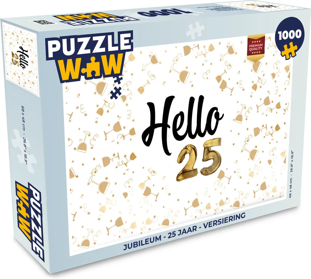 PuzzleWow Jubileum Legpuzzel 1000 Stuks