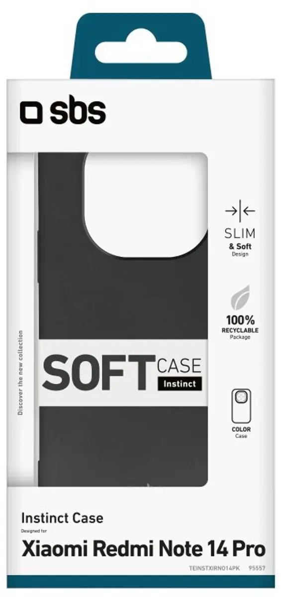 SBS TEINSTXIRNO14PK Hoes Xiaomi Redmi Note 14 Pro - Zwart