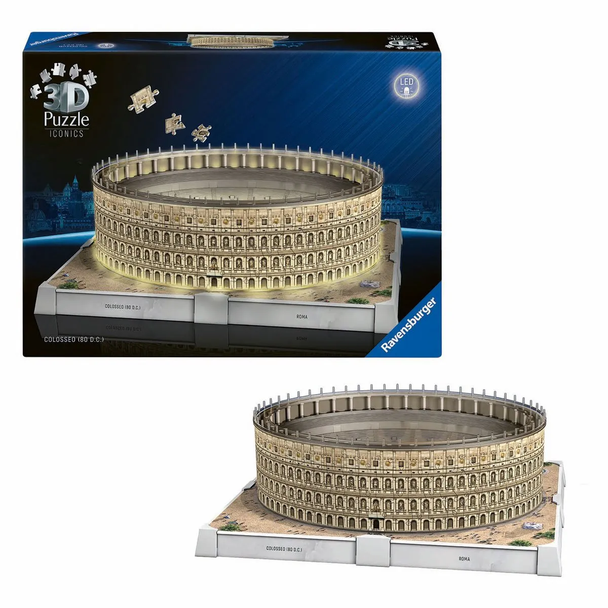 Ravensburger Iconics Colosseum Rome 3D Puzzel - 3291 Stukjes