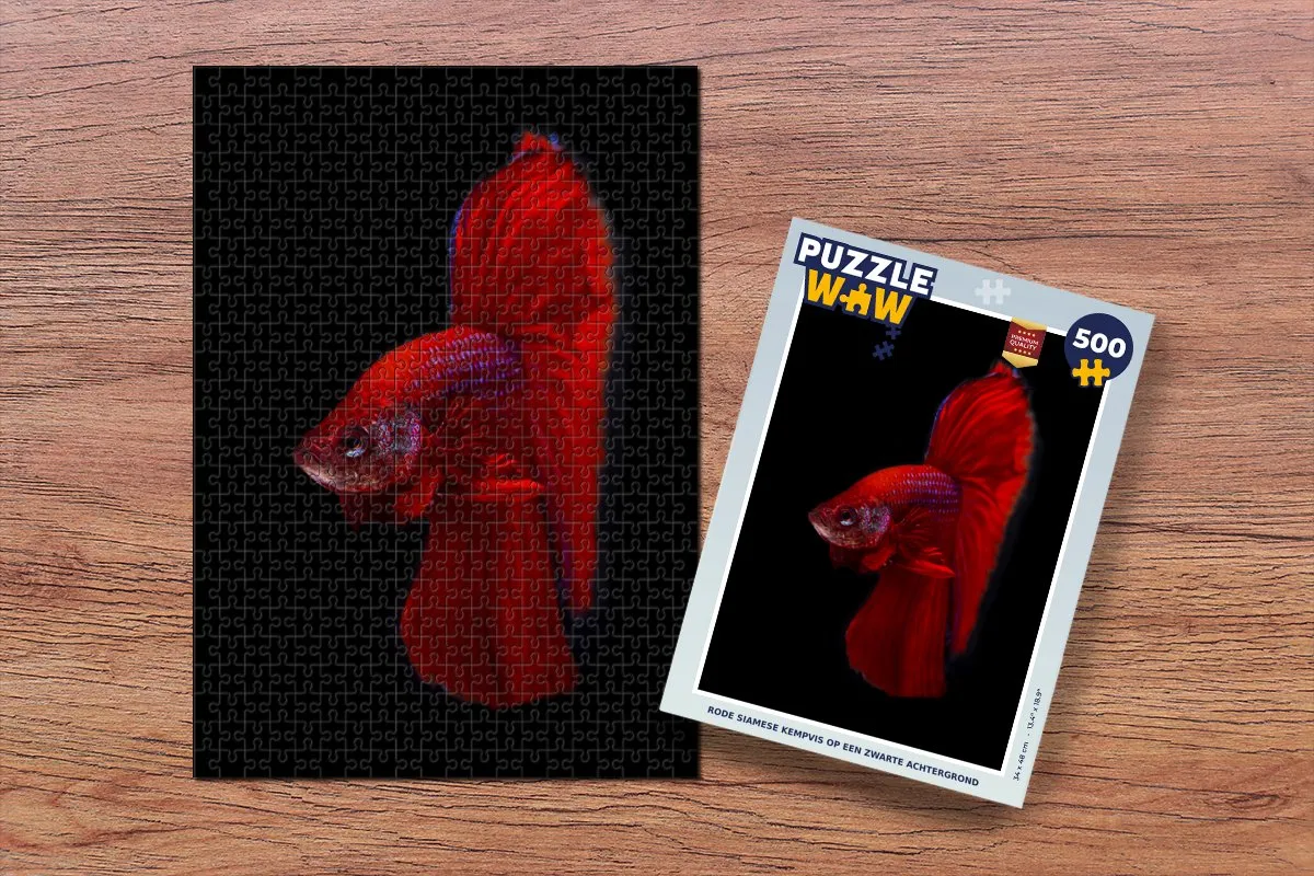 PuzzleWow Vis Dieren Legpuzzel 500 Stuks - Multicolor