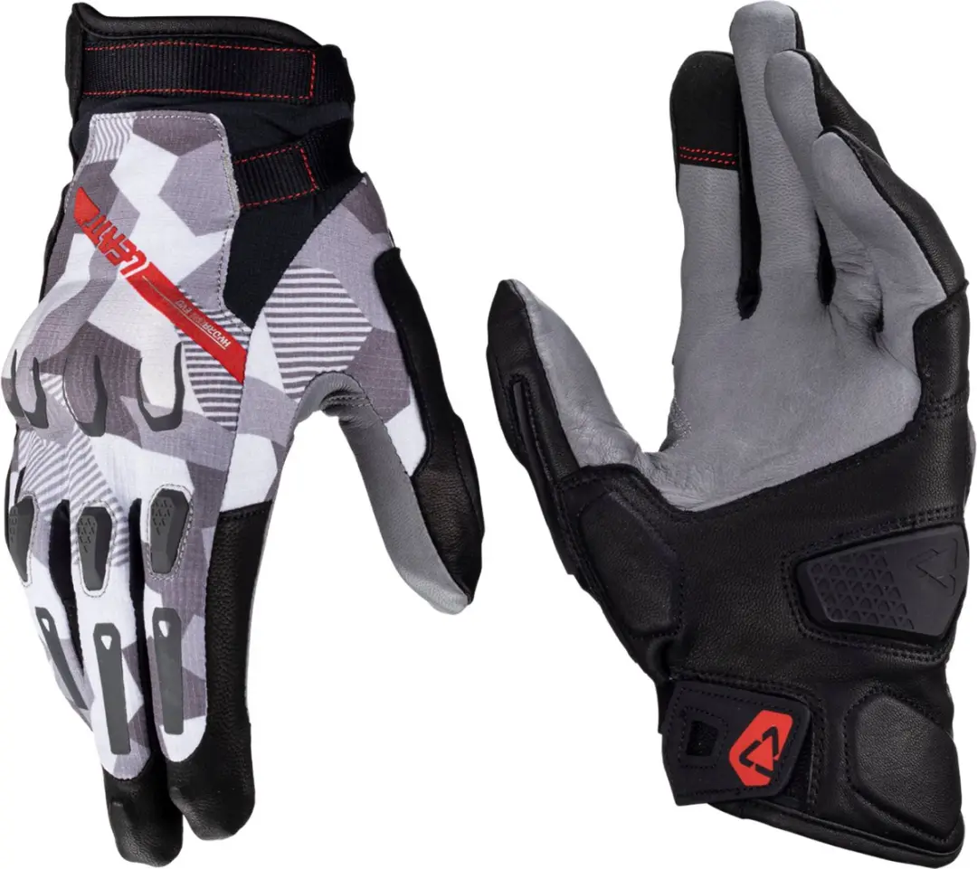 Leatt ADV HydraDri 7.5 Kort Staal Lichtgrijs Waterdichte Handschoenen
