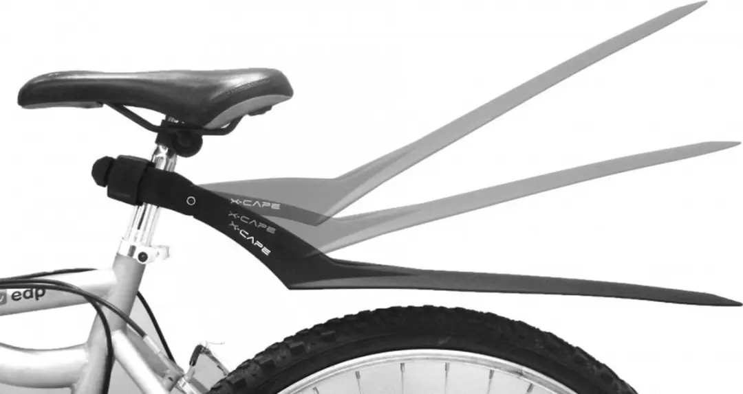 Polisport Xcape Achterspatbord 27.5" - Mountainbike - Zwart - afbeelding 2 van 6