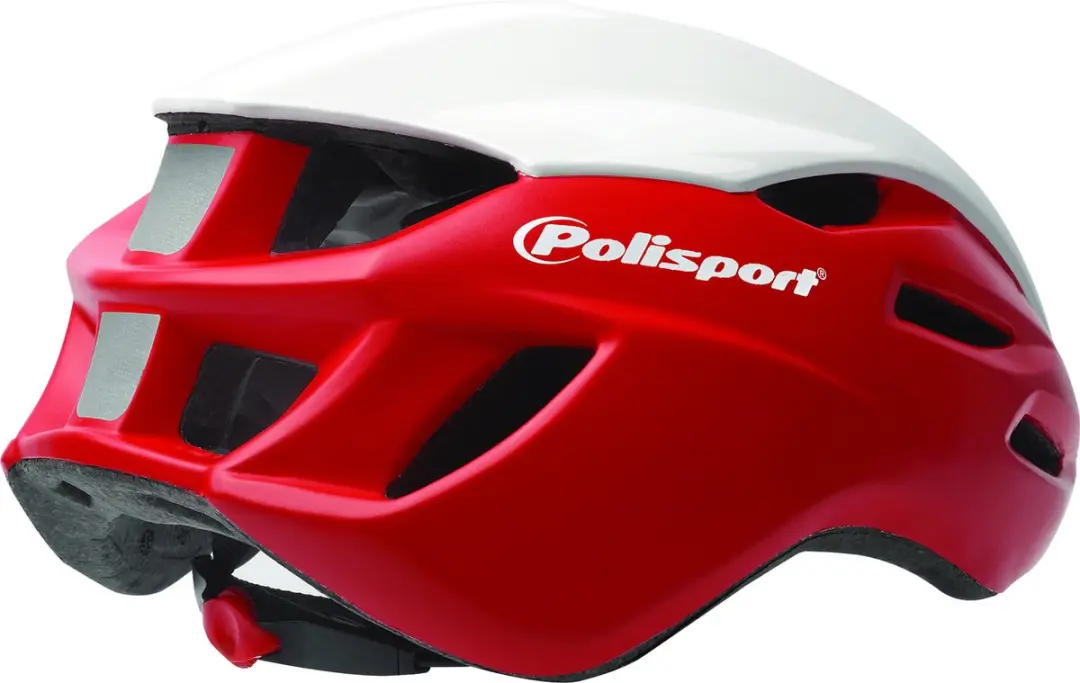 Polisport Aero Road Helm - M/L Rood/Wit/Zwart - afbeelding 2 van 6