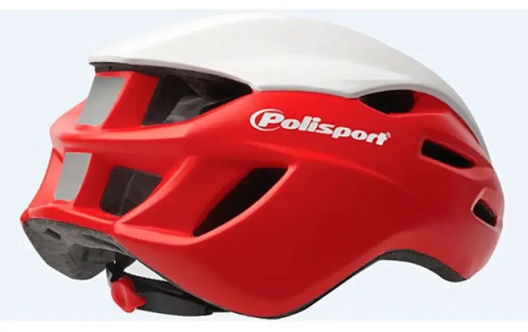 Polisport Aero Road Helm - M/L Rood/Wit/Zwart - afbeelding 6 van 6