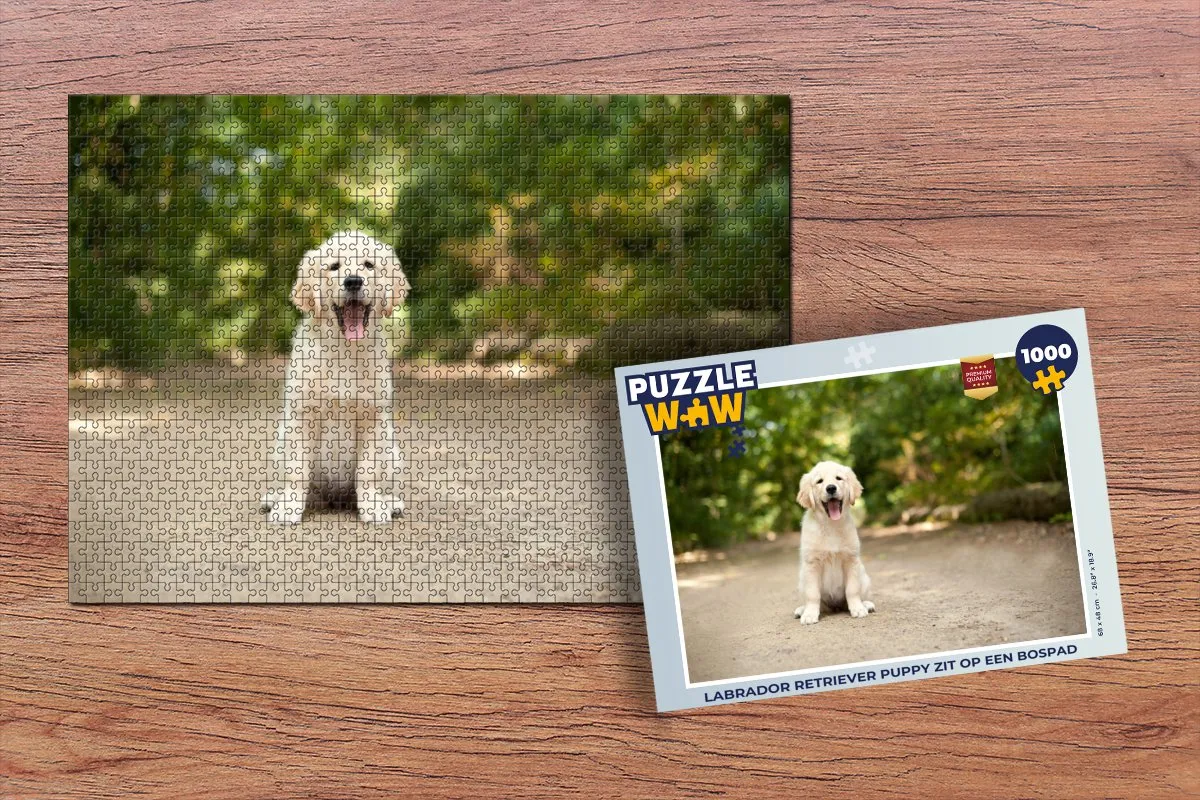 PuzzleWow Labrador Retriever Puzzel 1000 Stuks