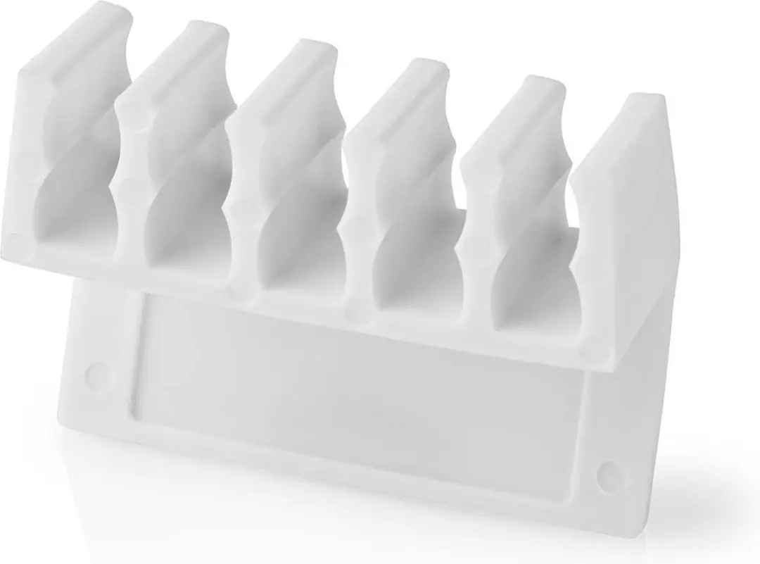 Nedis Kabelclip Click & Go 5 Sleuven - 2 Stuks - Wit - afbeelding 4 van 6