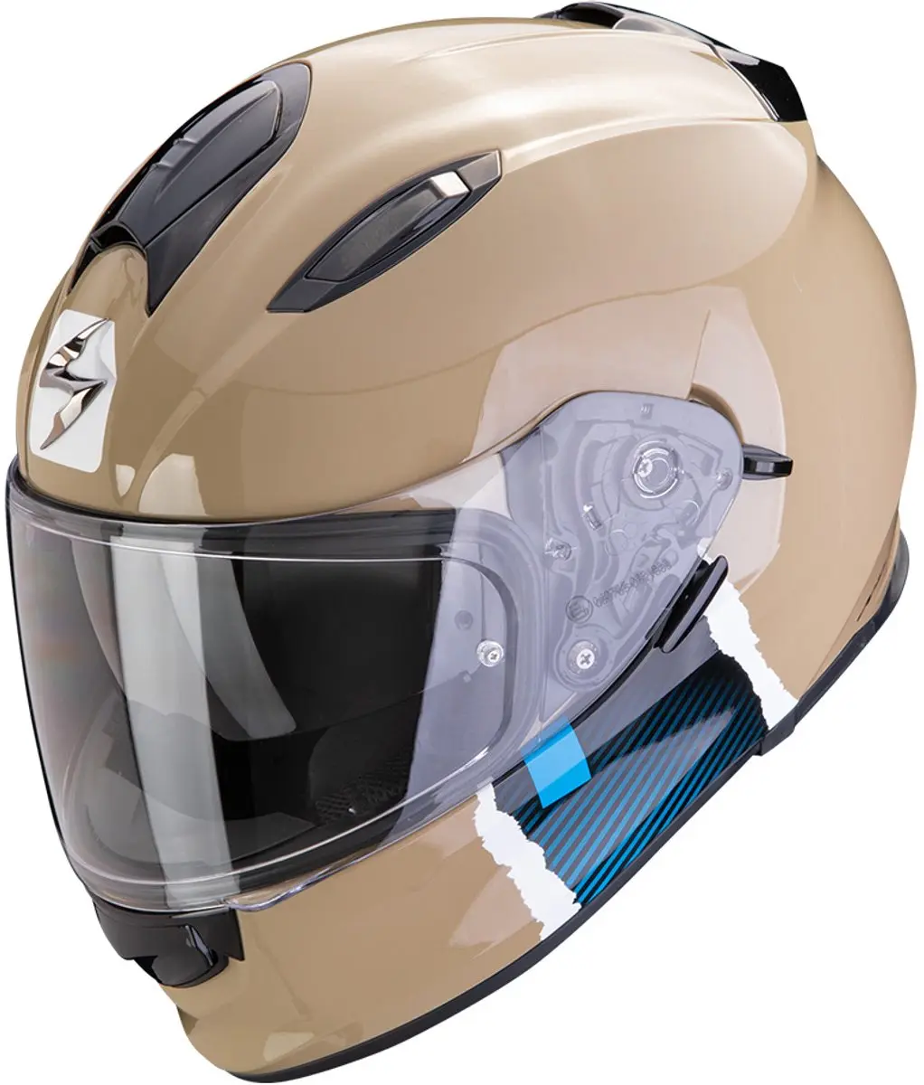 Scorpion EXO-491 Code Zand-Blauw Integraalhelm