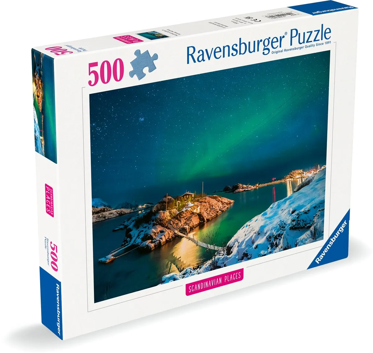 Ravensburger Noorderlicht bij Bergsfjord Legpuzzel 500 Stuks