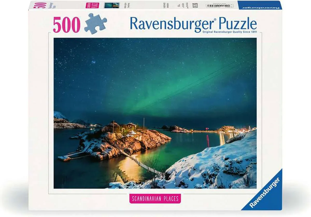 Ravensburger Noorderlicht bij Bergsfjord Legpuzzel 500 Stuks