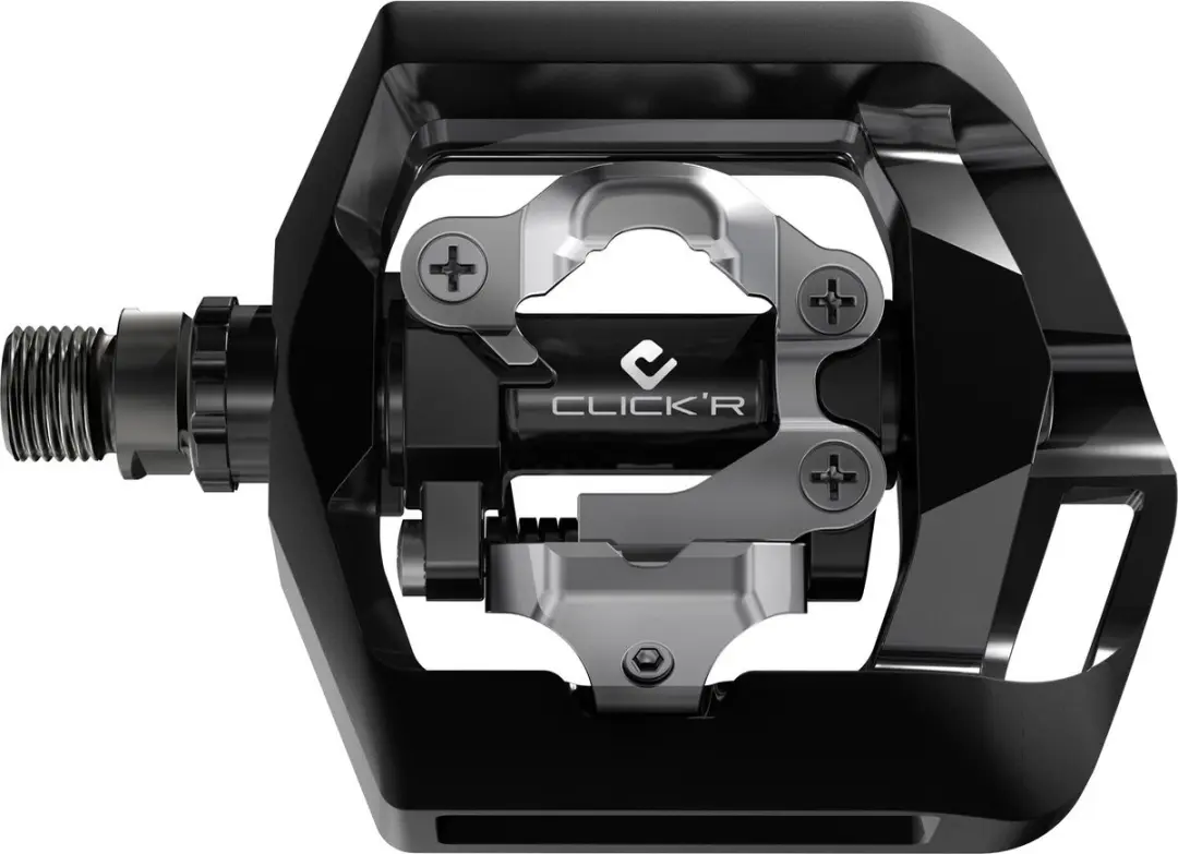 Shimano Click'R T421 SPD Pedalen - met SM-SH56 Schoenplaatjes - Zwart - afbeelding 5 van 6