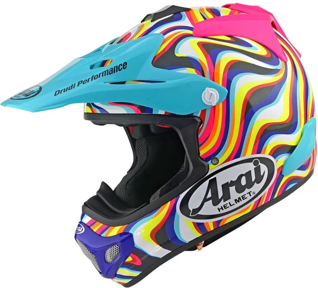 Arai MX-V EVO Stream Roze Multicolor Crosshelm