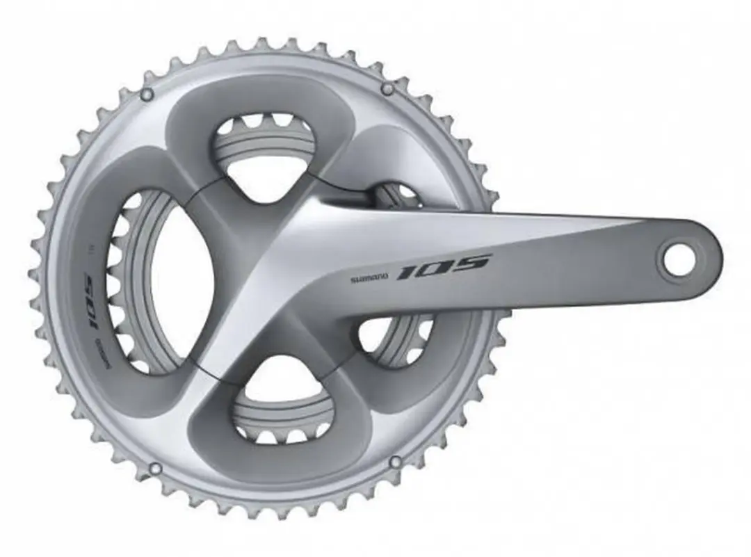 Shimano 105 R7000 Kettingblad 53T 110mm - 11 Versnellingen - Zilver - afbeelding 2 van 3