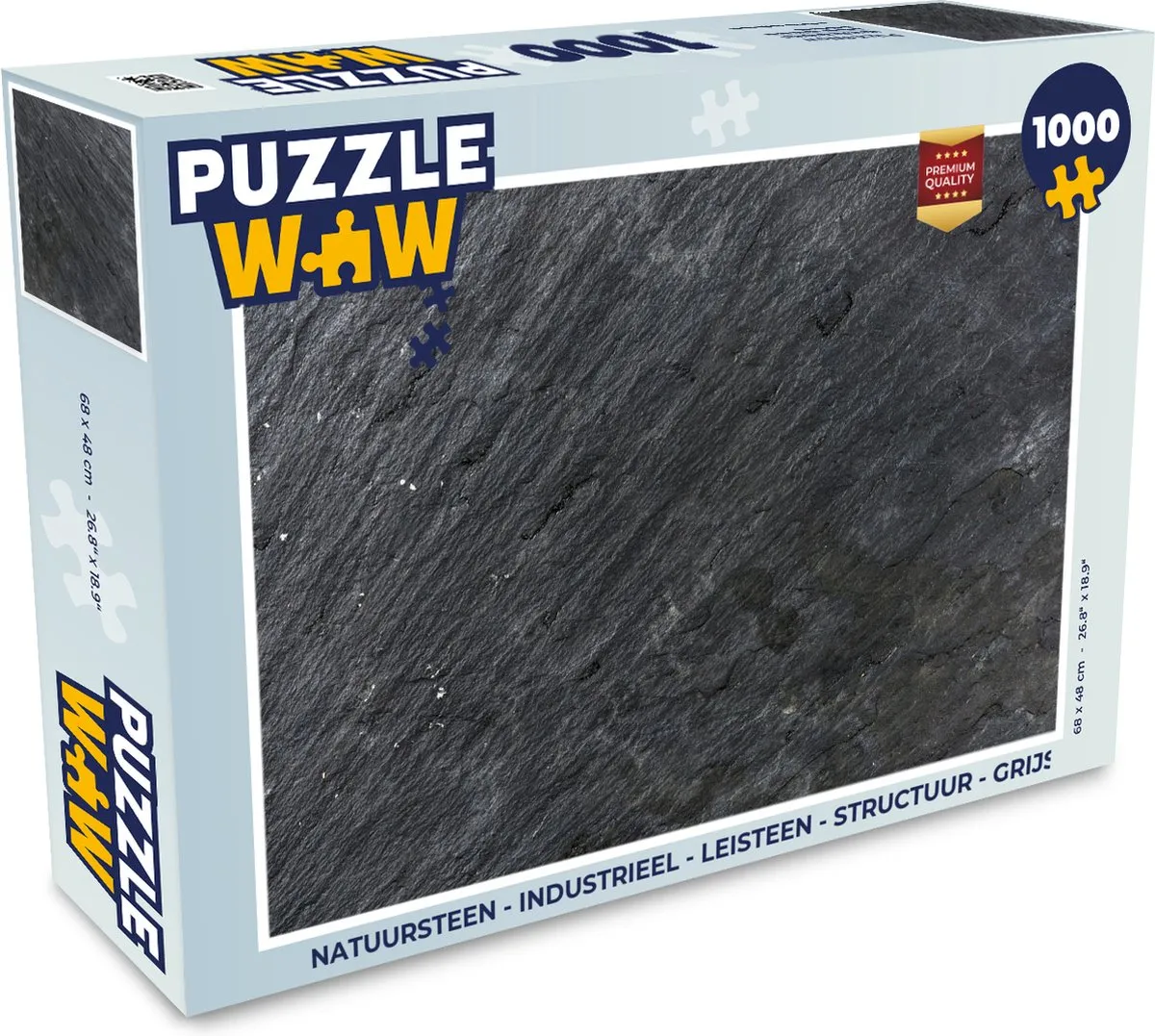PuzzleWow Industrieel Leisteen Puzzel 1000 Stuks - Multicolor