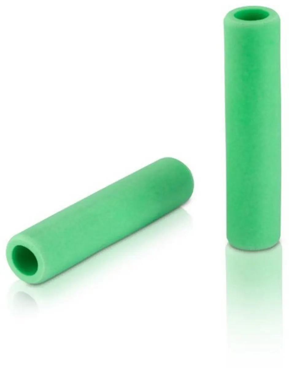 XLC Handvat Silikon 130mm Groen - Stel - afbeelding 2 van 5