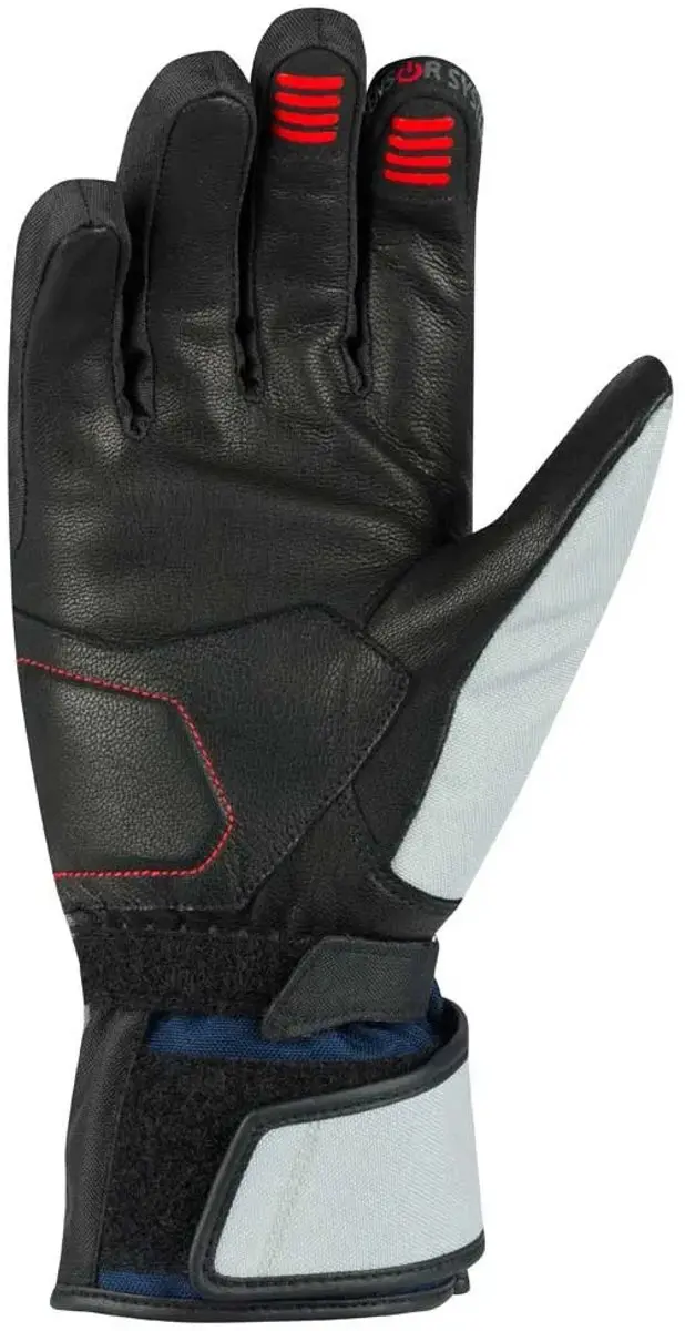 Bering Lady Siberia Handschoenen Grijs Blauw Rood - Maat T7 - Handschoen